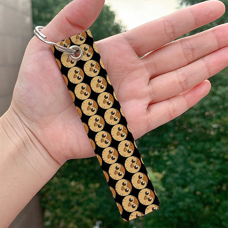 Wholesale PU Owl Cartoon Keychain
